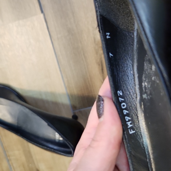 Stuart Weitzman black leather pumps size 7N made in Spain classic - Picture 11 of 15